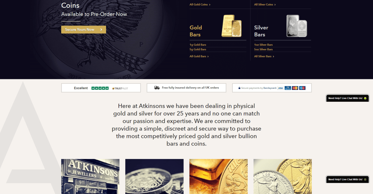 Atkinsons Bullion Success Story Kentico